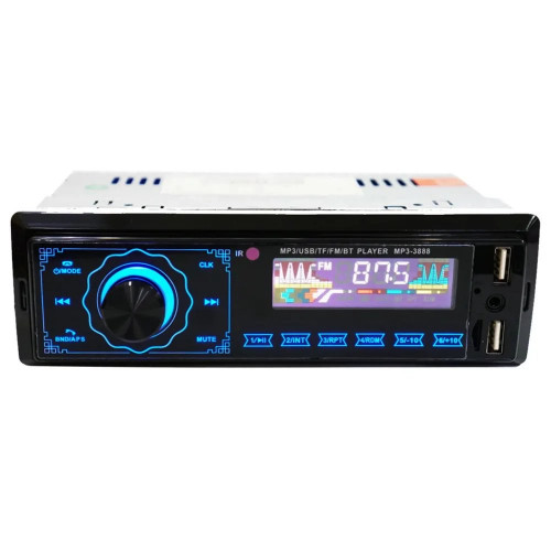 Автомагнитола MP3 3888 ISO 1DIN сенсорный дисплей