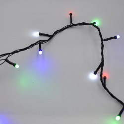 Гирлянда-нить (String-Lights) 400M-4 внутренняя, пров.:черный, 20м (Разноцветная)