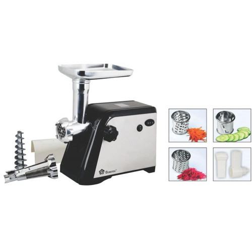 М'ясорубка DOMOTEC MS-2020B/S (3000Вт, томати, терки/шатківниці)