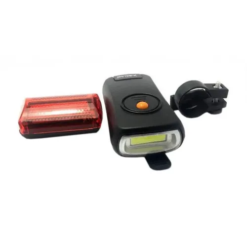 Ліхтарик велосипедний зі стопом X-Balog BL-908 COB