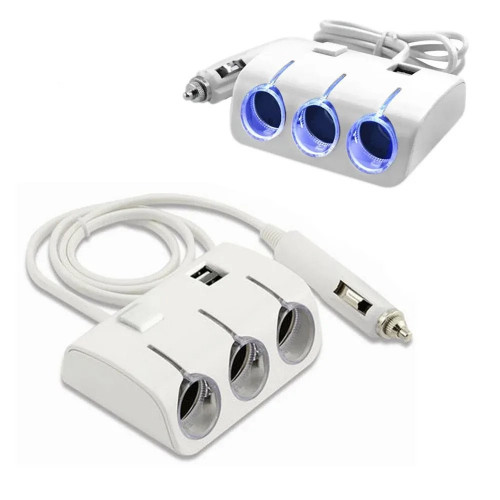 Автомобильный тройник 3+2 USB 1506A/1505A