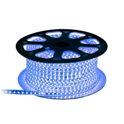Гірлянда-стрічка (Rope-Lights) SMD5050-B зовнішня, пров.:прозорий, 100м (Синій)
