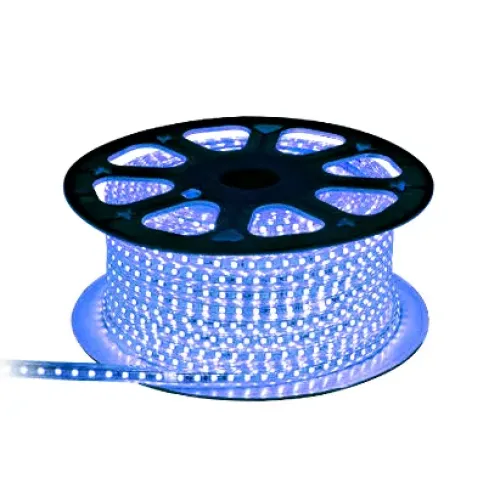 Гірлянда-стрічка (Rope-Lights) SMD5050-B зовнішня, пров.:прозорий, 100м (Синій)