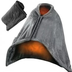 Плед - пончо с подогревом USB