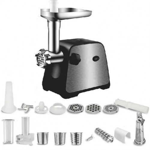 М'ясорубка 3в1 DOMOTEC MS-2027 4500W (соковитискач, терки та шатківниці)