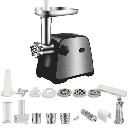 М'ясорубка 3в1 DOMOTEC MS-2027 4500W (соковитискач, терки та шатківниці)