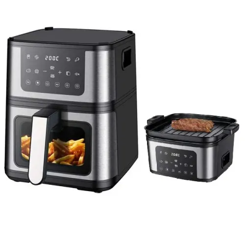 Аэрофритюрница + Гриль DOMOTEC MS-3225 7л 3800W