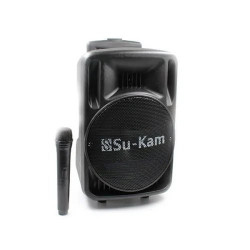 Колонка Su-Kam BT 100D (1 микрофон, 12В/220В)