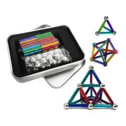Магнітний конструктор антистрес Magnastix Neo MIX COLOR