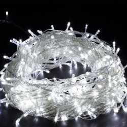 Гірлянда-нитка (String-Lights) 100W-1 внутрішня, пров.:прозорий, 7м (Білий)