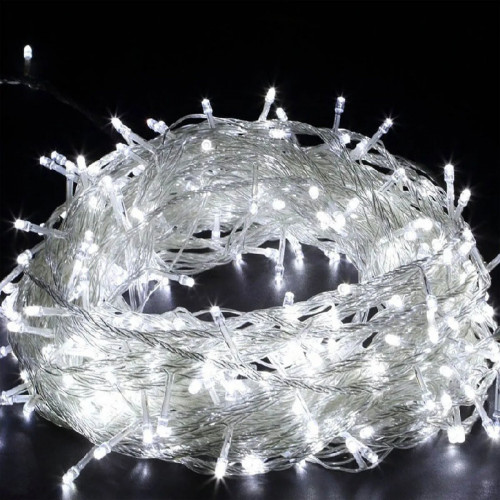 Гирлянда-нить (String-Lights) 100W-1 внутренняя, пров.:прозрачный, 7м (Белый)