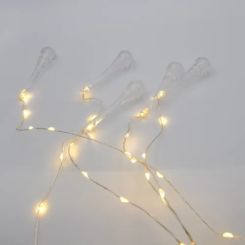 Гірлянда-водоспад (Copper Wire) 300WW-8 внутрішня, пров.:прозорий, 3*1.10м (Білий-теплий)