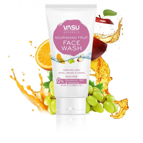 Гель для умывания лица - питательный с фруктами, 60мл (NOURISHING FRUIT FACE WASH)