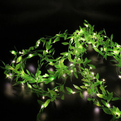 Гирлянда-штора (Curtain Copper) 200WW-9 внутренняя, пров.:прозрачный, 3м (Белый-теплый)