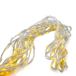 Гірлянда-водоспад (Curtain-Lights) Itrains-480-WW внутрішня, пров.:прозорий, 3*3м (Білий-теплий)