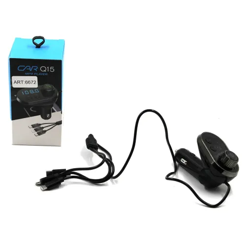 Трансмітер/модулятор Q15 BT + Type-C / V8 / Lightning