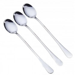 Морозиво ложки 6 штук L-SPN-S (Срібло набір малюнок)