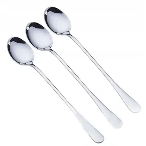 Морозиво ложки 6 штук L-SPN-S (Срібло набір малюнок)