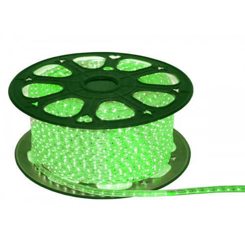 Гирлянда-лента (Rope-Lights) SMD5050-G наружная, пров.:прозрачный, 100м (Зеленый)