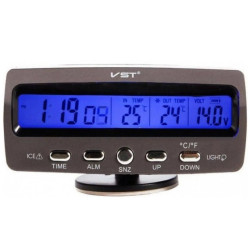 Термометр с часами VST-7045V