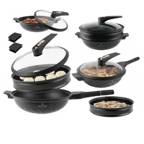 Сковорода 3в1 Вок-Сотейник-Пароварка EDENBERG EB-12112