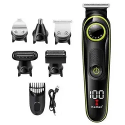 Машинка для стрижки 5в1 Kemei Km-696