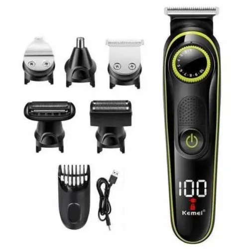 Машинка для стрижки 5в1 Kemei Km-696