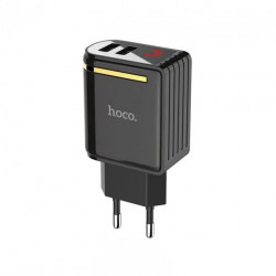 Сетевое зарядное устройство HOCO C39A USB CHARGER DOUBLE LCD (адаптер)