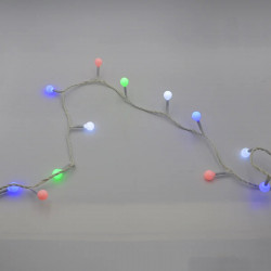Гирлянда-нить (String-Lights) 200M-6-1 внутренняя, пров.:белый, 12м (Разноцветная)