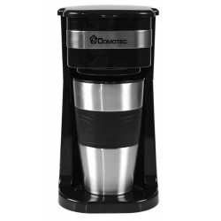 Кофеварка DOMOTEC MS-0709 Черная (700Вт, кружка 420мл)