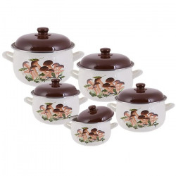 Набір каструль EDENBERG EB-1880 10пр емаль