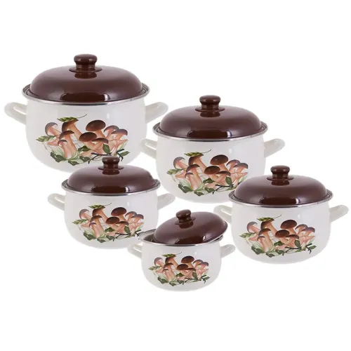 Набір каструль EDENBERG EB-1880 10пр емаль