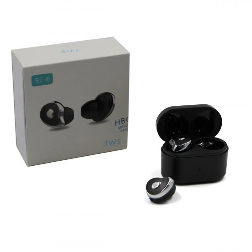 Наушники TWS HBQ SE6 BT Case Черные