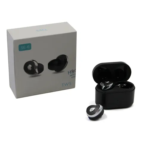Навушники TWS HBQ SE6 BT Case Чорні