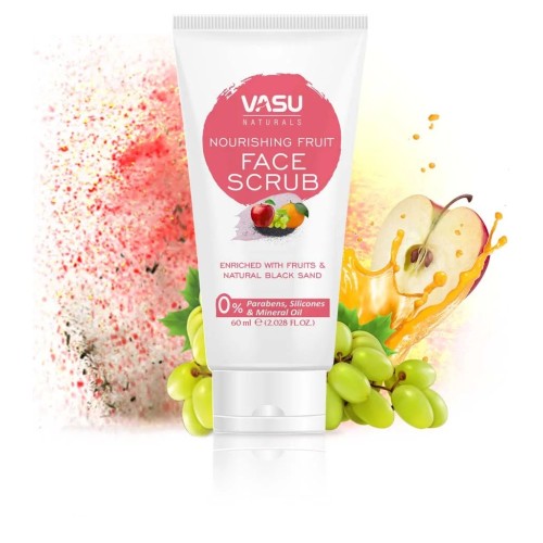 Скраб для обличчя - живильний із фруктами, 60мл (NOURISHING FRUIT FACE SCRUB)