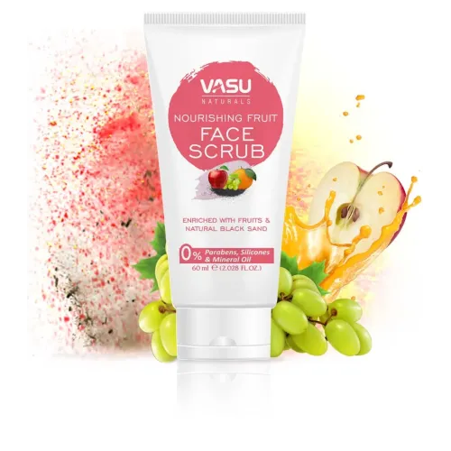 Скраб для обличчя - живильний із фруктами, 60мл (NOURISHING FRUIT FACE SCRUB)