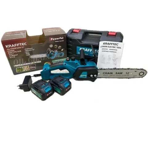 Акумуляторна ланцюгова пилка з індикатором масла Chain Saw 12'' KRAFFTEC