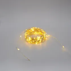 Гірлянда-роса (Copper Wire) 200WW-4 внутрішня, пров.:прозорий, 20м (Білий-теплий)