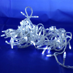 Гирлянда-нить (String-Lights) 200W-2 внутренняя, пров.:прозрачный 10м (Белый)