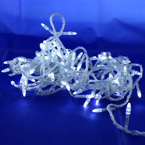 Гірлянда-нитка (String-Lights) 200W-2 внутрішня, пров.:прозорий 10м (Білий)