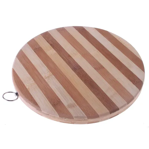 Дошка обробна кругла/бамбук FRU-800 35см