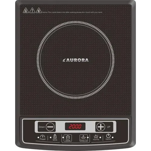 Плита індукційна AURORA AU-4472 1кф., 2000Вт. (Чорний)