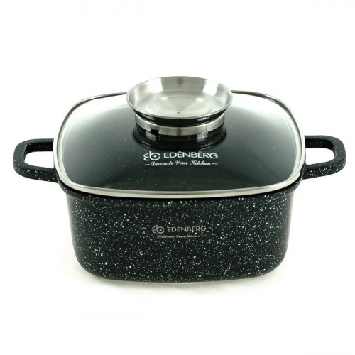 Котел EDENBERG EB-8111 (2,8л, 20см, квадратний, мармуровий)