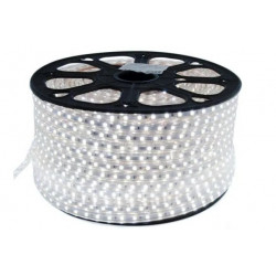 Гірлянда-стрічка (Rope-Lights) SMD5050-W зовнішня, пров.:прозорий, 100м (Білий)