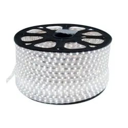 Гірлянда-стрічка (Rope-Lights) SMD5050-W зовнішня, пров.:прозорий, 100м (Білий)