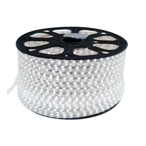 Гірлянда-стрічка (Rope-Lights) SMD5050-W зовнішня, пров.:прозорий, 100м (Білий)
