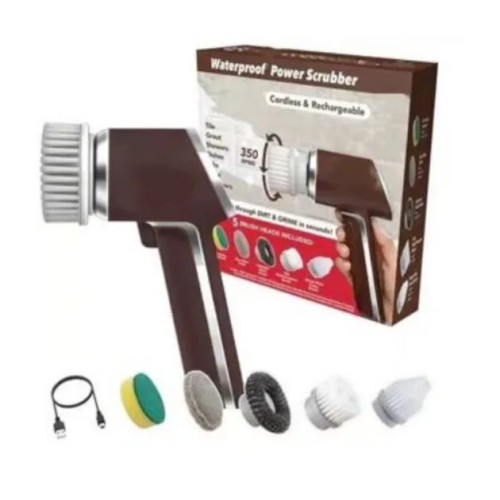 Электрическая щетка для уборки и мойки посуды с насадками