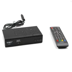 Тюнер DVB-T2 0968 Metal з підтримкою wifi адаптера (з екраном)