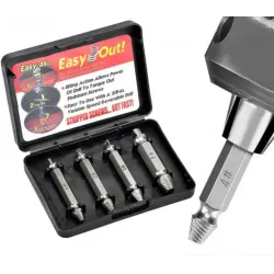 Біти екстрактори Easy Out Tool. Набір 8в1 (для викручування саморізів болтів)