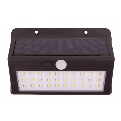 Вуличний настінний світильник із датчиком руху 30LED прямокутна (SL-A30)